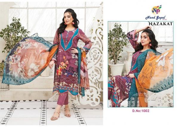 Nand Gopal Nazakat Vol-1 Cotton Printed Designer Dress Material